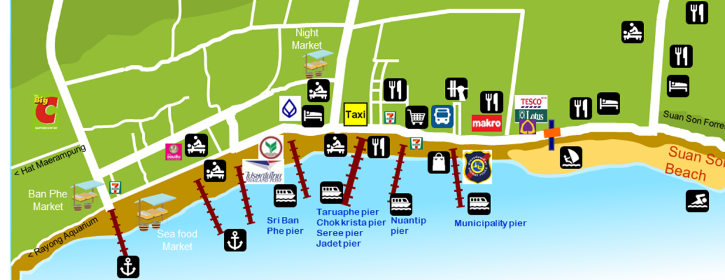 Ban Phe City Map